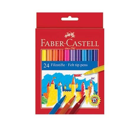 faber castell keçeli kalem 24 lü